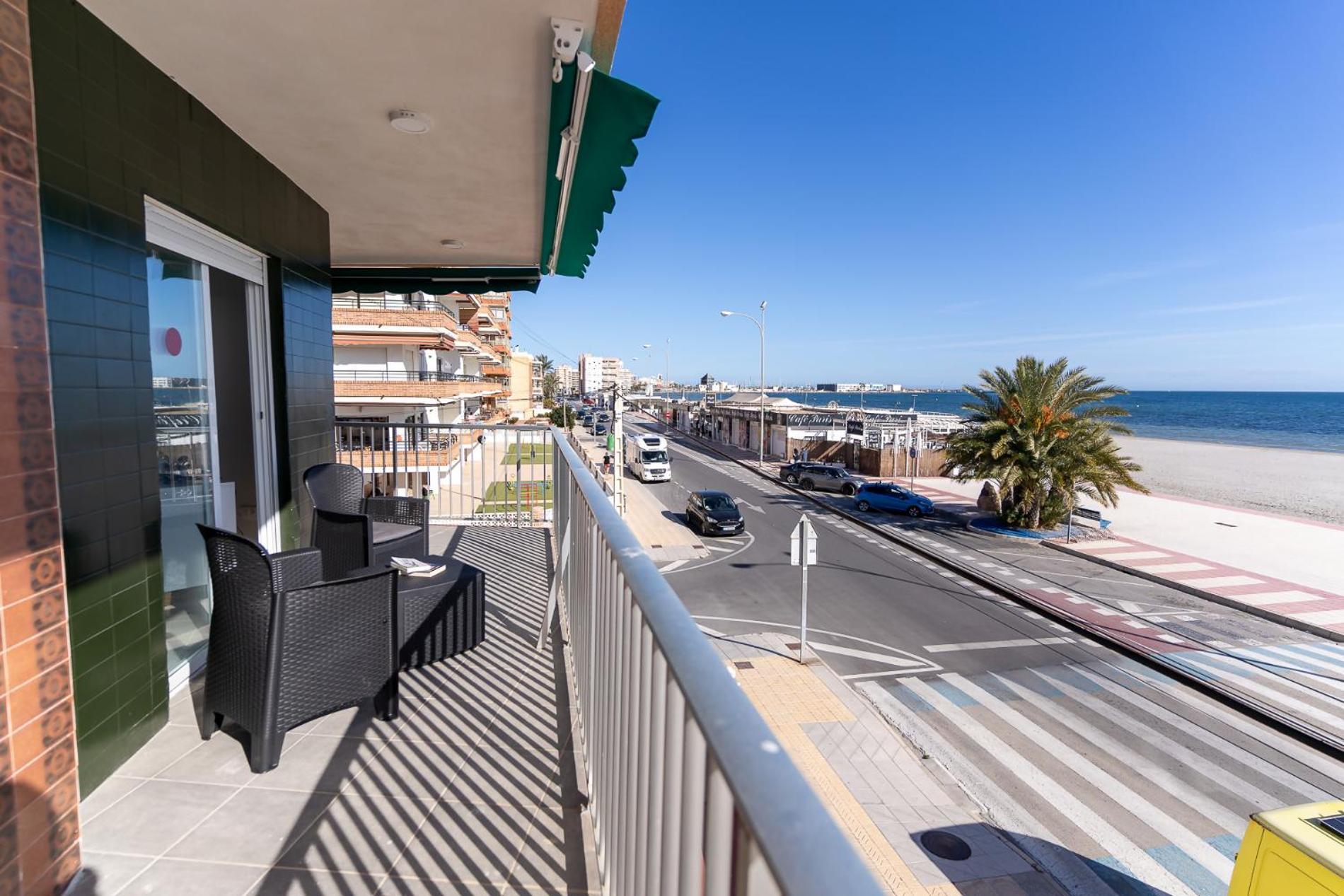 Rentafive Primera Linea Terraza Reformado Santa Pola Buitenkant foto